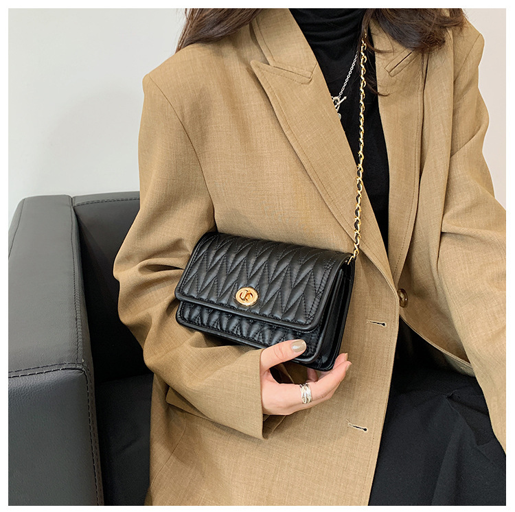 Keten mode kleine tas voor dames 2023 nieuwe eenvoudige textuur kleine vierkante tas Internet beroemdheid buitenlandse stijl crossbody tas met enkele schouder_voghion.com