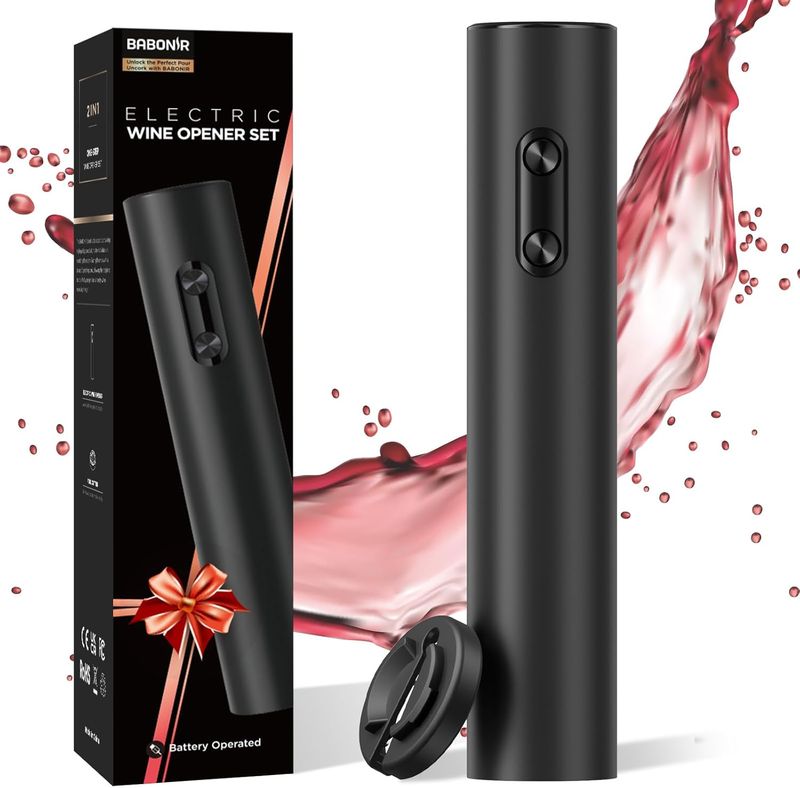 Abridor de vino automático - Sacacorchos con un solo botón_voghion.com