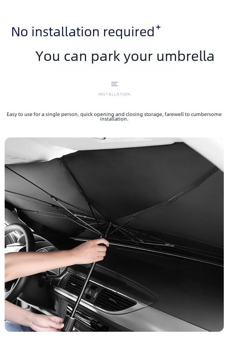 Parasolar auto parbriz față protecție solară auto izolație termică parasolar titan argintiu parasolar vară_voghion.com