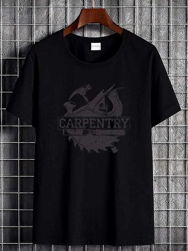 Maglietta da falegname, falegname, falegname, martello, ebanista, elasticizzata, per l'uso quotidiano, comoda e traspirante, unisex, da uomo_voghion.com