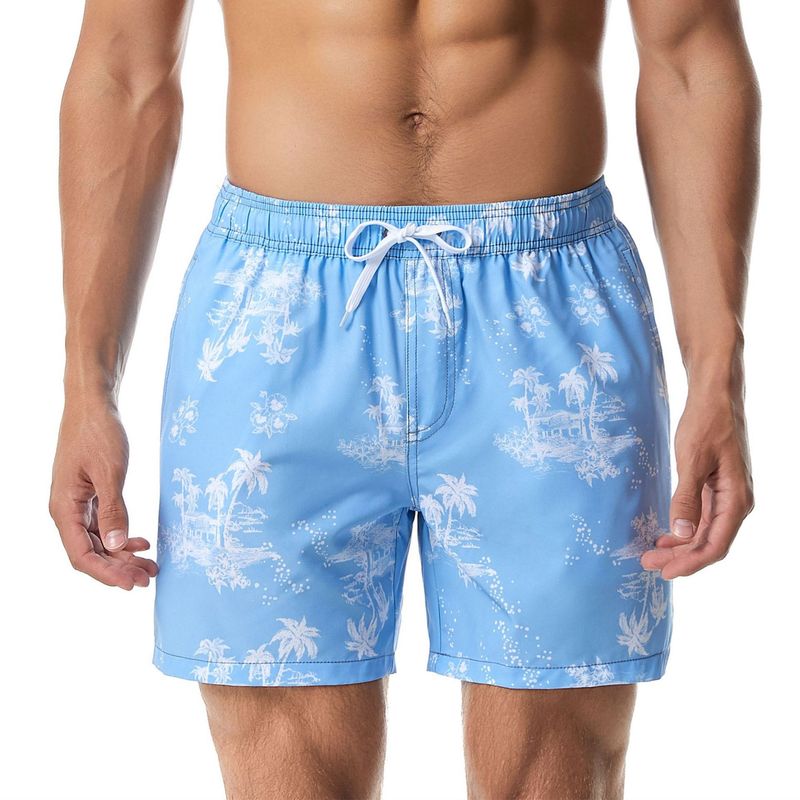 Pantaloni de plajă pentru bărbați 2023, imprimare 3D, comerț exterior transfrontalier european și american, pantaloni de plajă de vară, pantaloni de surf cu uscare rapidă_voghion.com