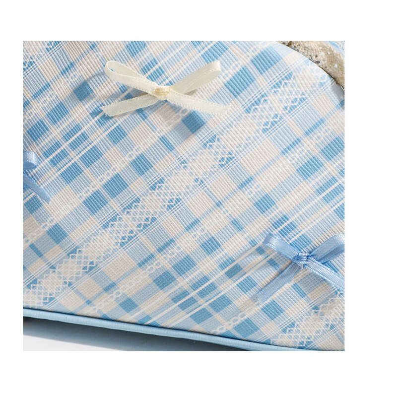 Borsa a tracolla con fiocco carino da donna, alla moda e versatile, con mini rossetto Macaron, primavera ed estate 2025_voghion.com