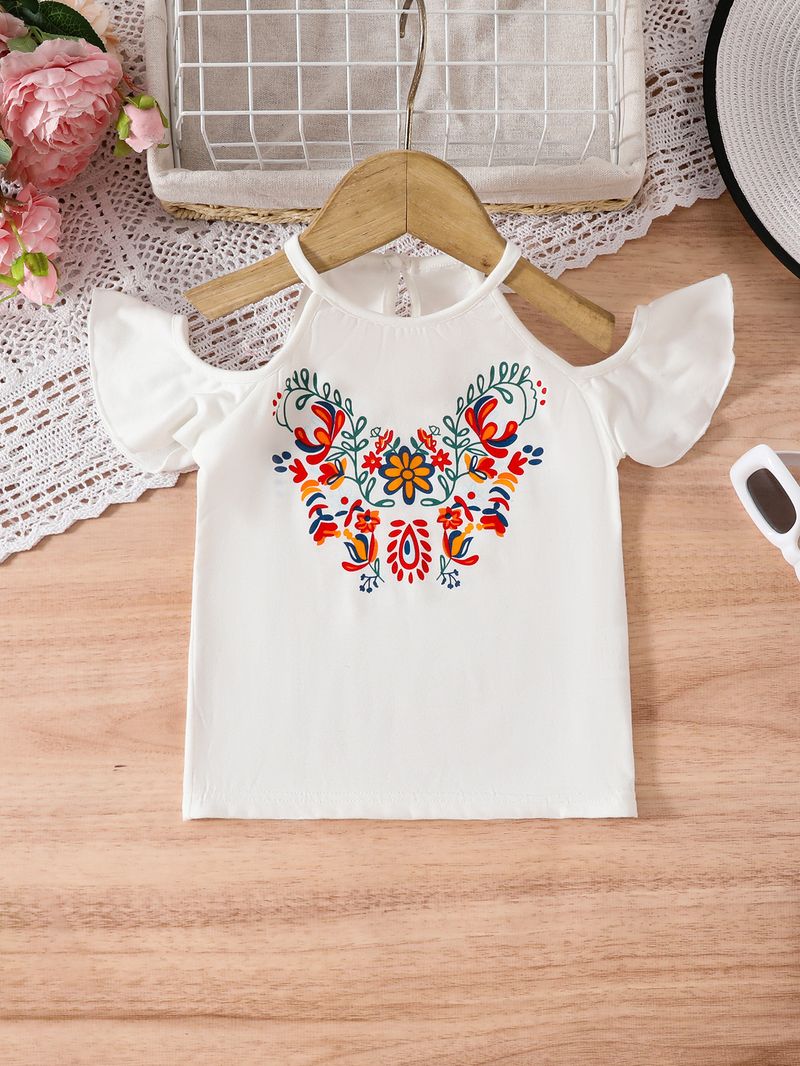 Mutter & Kinder Mädchen Rock kinder Gedruckt Top Denim Rock Mädchen Rock Set_voghion.com