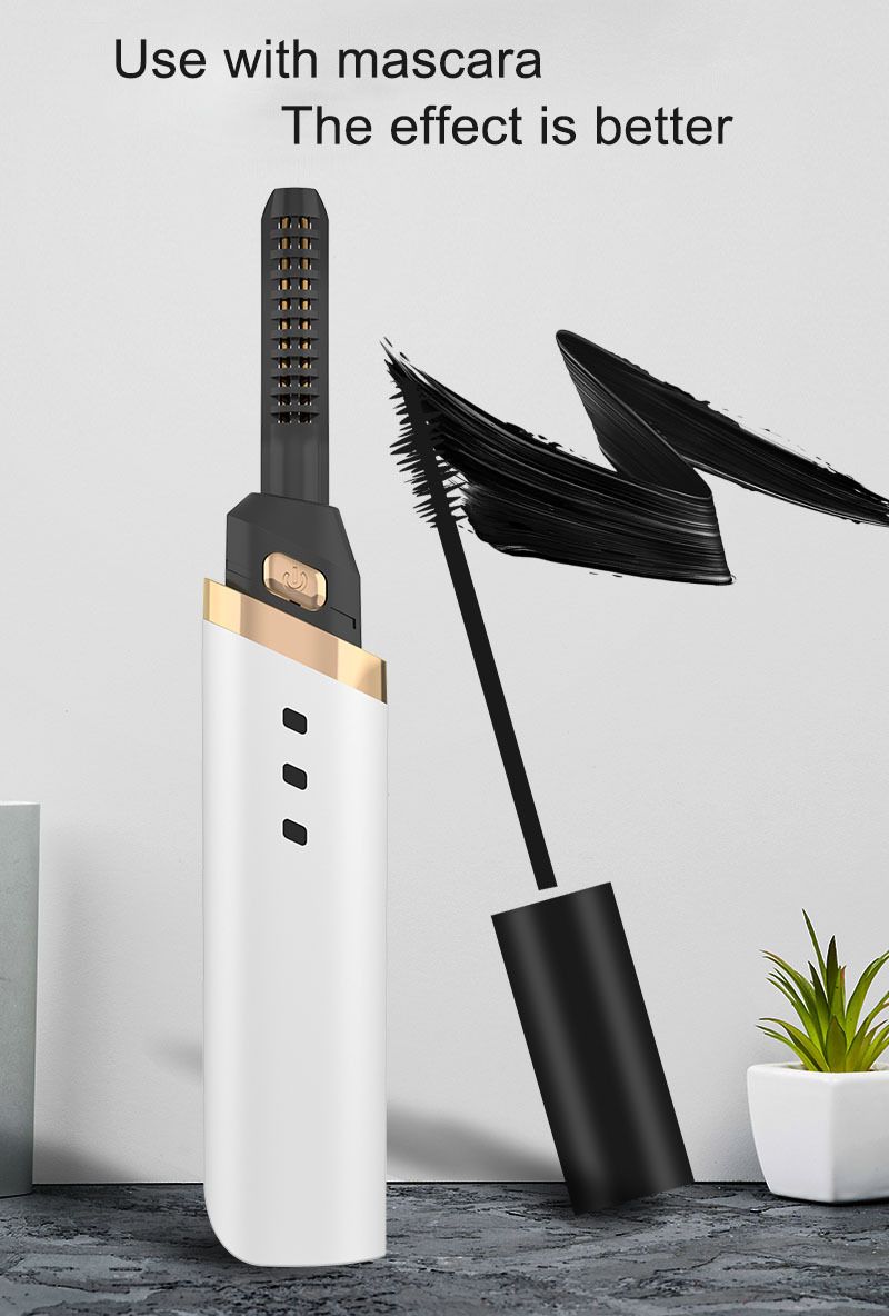 Rechargeable Electric Eyelash Curler - Styling Beauty Tool For Curling And Shaping Eyelashes_voghion.com