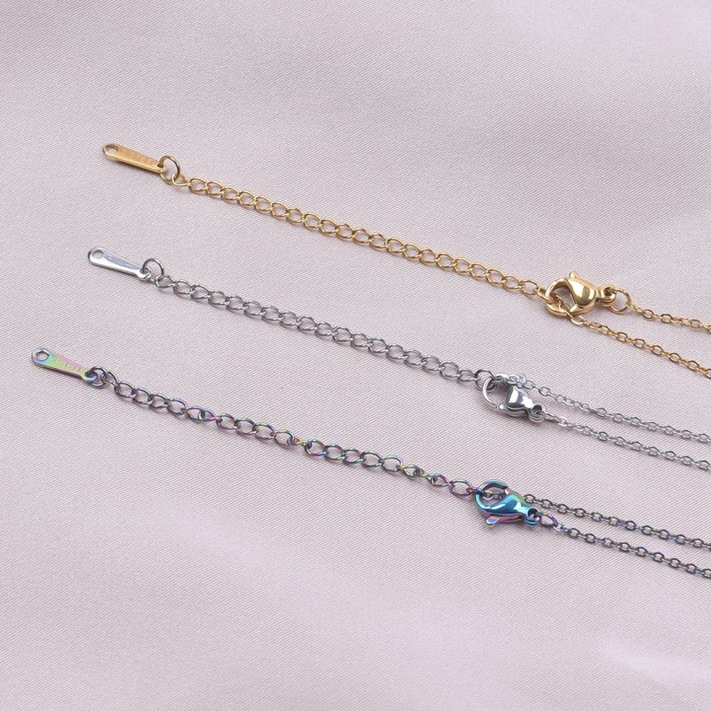 Meerestier Fisch Charm Titan Stahl Halsketten für Frauen Accessoires Korea Trend Schmuck Am Hals Halskette Halsband Party_voghion.com