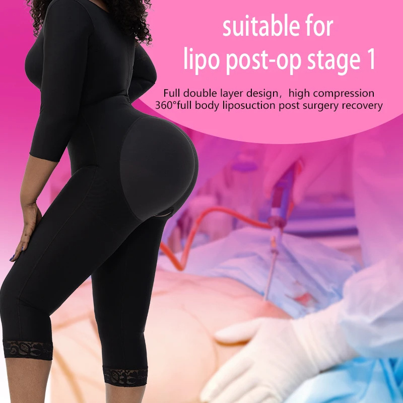 Figurformende Overalls für Damen nach einer Fettabsaugung, Korsetts für Bauch, Taille, Hüfte, Brust und Arme nach der Geburt_voghion.com