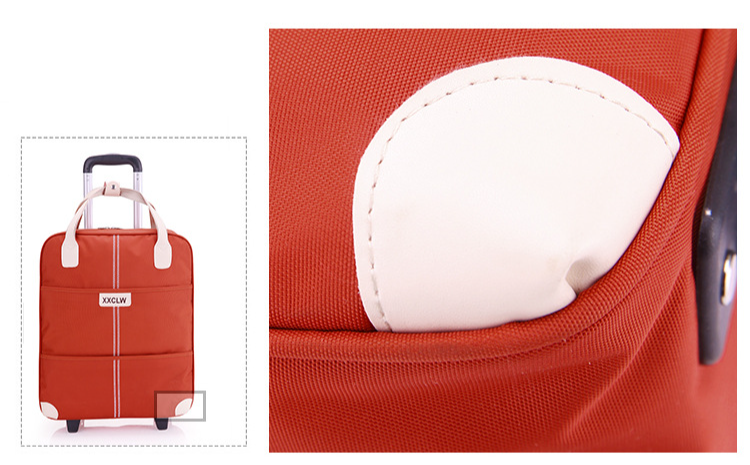 Luggage & Travel Bags Trolley bag luggage bag Oxford cloth trolley case folding trolley case custom travel bag trolley bag 20 inch with wheels_voghion.com