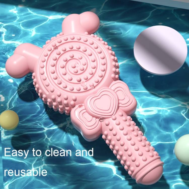 Lollipop Shape Dog Teething Stick Bite Resistant Pet Toys_voghion.com