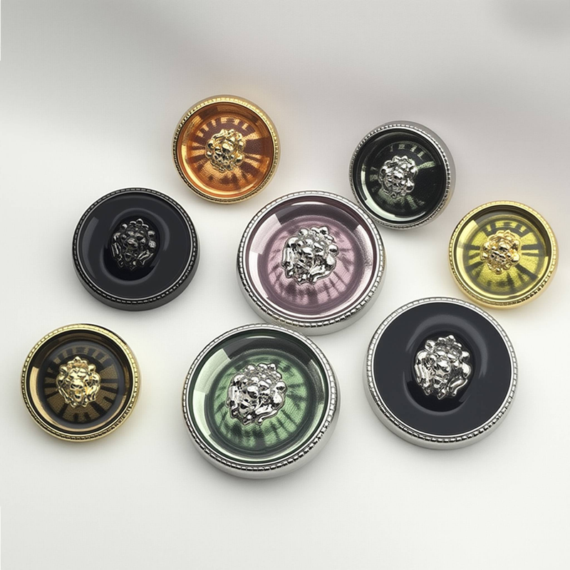 10 bottoni piatti in metallo elettroplaccato da 16 mm/0,63 pollici ~ 21 mm/8,2 pollici adatti per camicie, cappotti, pantaloni._voghion.com