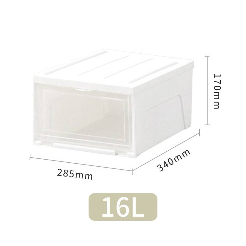 Boîte de rangement à chaussures empilable ClearView avec couvercle – Organiseur à chaussures transparent peu encombrant pour placard, salon et entrée_voghion.com