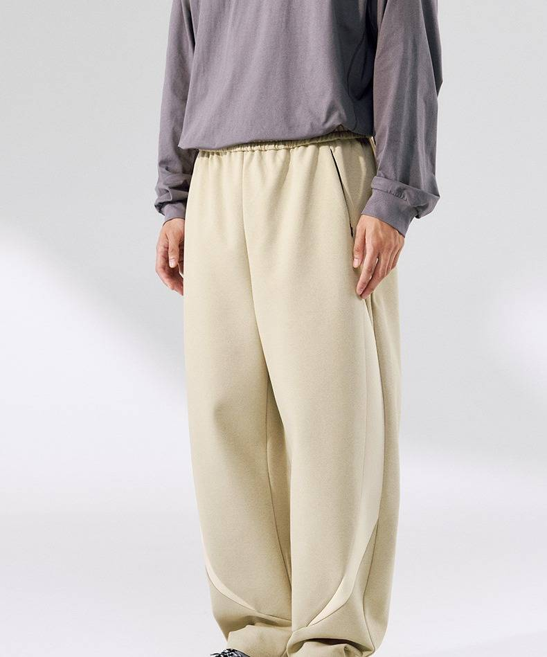 Men's High-Stretch Jogger Pants With Color Blocking Design - Comfortable & Stylish Casual Sweatpants For Streetwear & Daily Wear_voghion.com