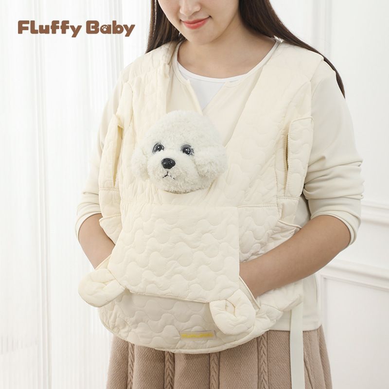 New Portable Chest Extra Large Dog Cat Soft Breathable Bichon Travel Pet Bag_voghion.com