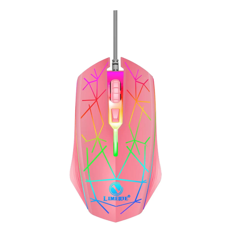 Wired Gaming Mechanical Mice USB Luminous Light Adjustable Optical Gamer Mouse for PC Computer Game_voghion.com