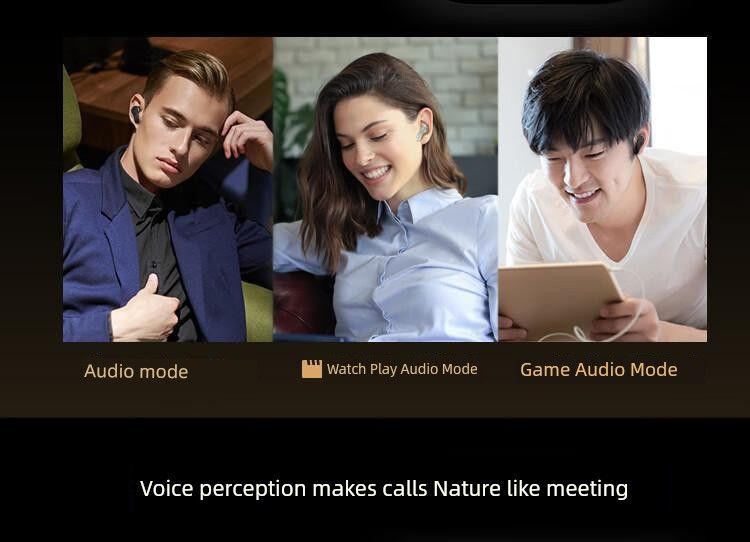 High-End Black Technology V8 Bluetooth Headset HiFi Sound Quality Noise Reduction Waterproof Digital Display_voghion.com