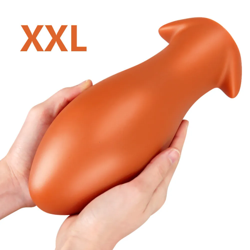 Giocattoli anali Gigante vibratore in silicone giocattolo del sesso grande butt plug da uomo espansore anale l Stimolatore di espansione dell'ano gay_voghion.com