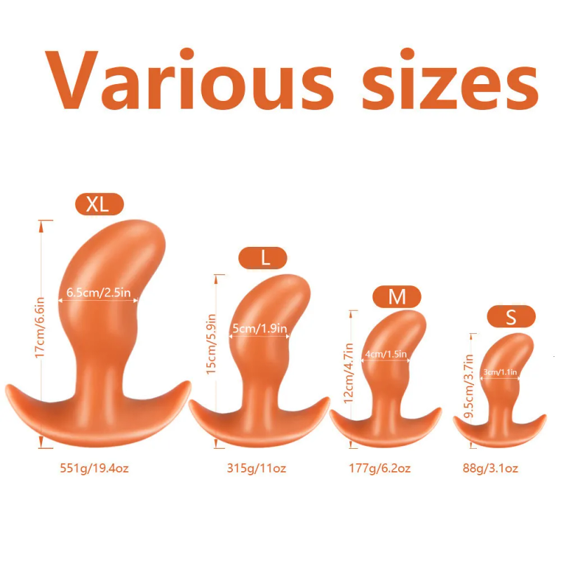 Giocattoli anali Gigante vibratore in silicone giocattolo del sesso grande butt plug da uomo espansore anale l Stimolatore di espansione dell'ano gay_voghion.com