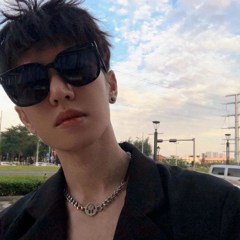 Square Polarized Sunglasses Women's Trendy Big Face Sunshade Glasses Show A Small Face, High-end Men's Sunglasses Are Cool_voghion.com