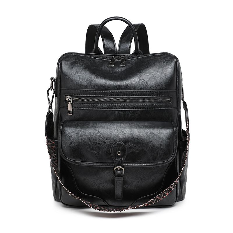 Women's backpack lightweight retro backpack for girls, large capacity casual travel dual-use shoulder bag_voghion.com