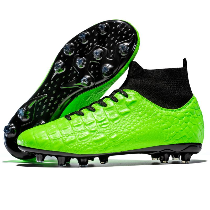 Leather Men's Long Nail Football Training Shoes, Indoor And Outdoor Sports Shoes_voghion.com