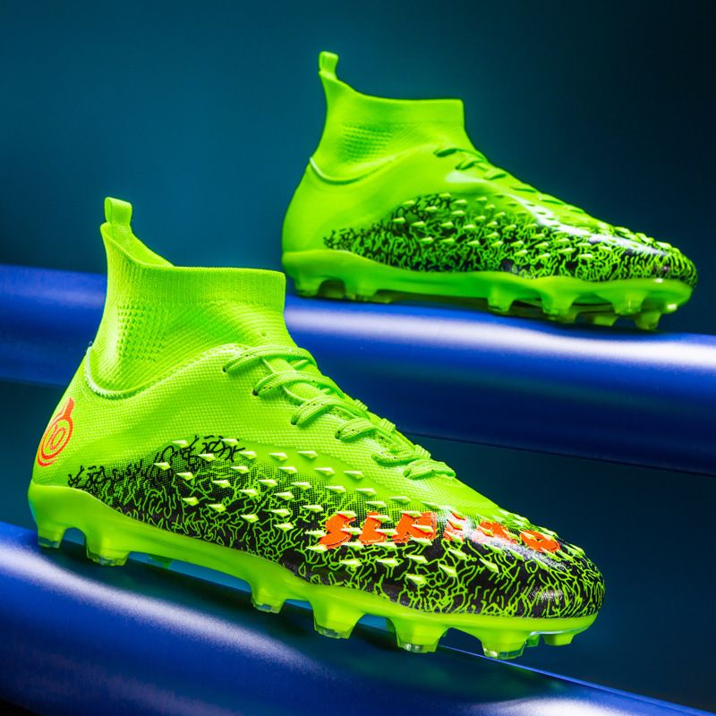 Fußballschuhe Herren High Tops Spike Broken Spike Teenager Jungen professionelle Trainingsturnschuhe_voghion.com