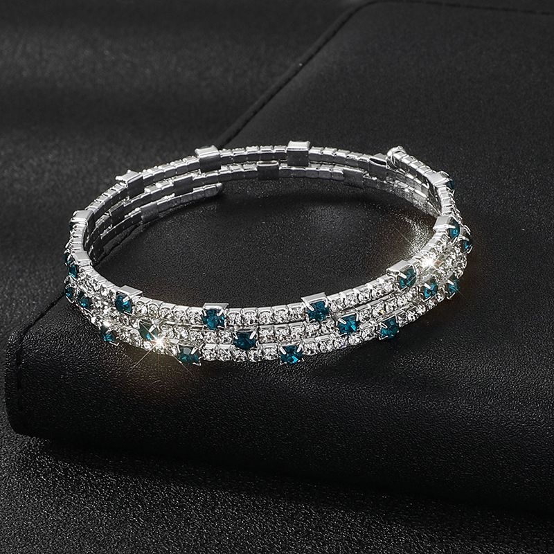 Braut Volldiamant Open Internet Celebrity Live Sexy Crystal Neues 3-reihiges Wickelarmband mit Strass_voghion.com