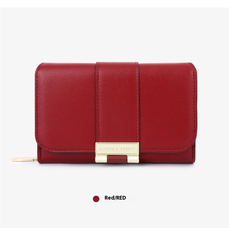 Tailian 2024 Nowy wielofunkcyjny damski portfel krótki Modny prosty i wszechstronny portfel na wiele kart_voghion.com