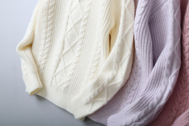 Halbreißverschluss Twisted Strickpullover für Mädchen für mittlere und große Kinder Herbst und Winter Kinderpullover Neue Kinderkleidung_voghion.com