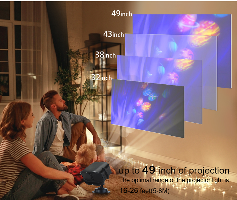 LED Nattljus Utbytbar form AC220V EU-kontakt Jul Halloween Ocean Planet Snöflinga Rum Dekor Festpresenter Nattlampa_voghion.com