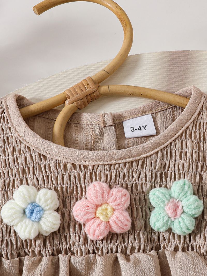 Adorable Floral Print Baby Girl Outfit - Short Sleeve Top & Bow Shorts Set For Summer_voghion.com