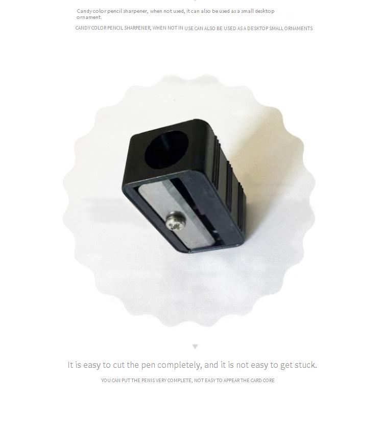 Manual Pencil Sharpener - Compact & Durable Plastic Sharpener For School, Office & Home Use_voghion.com