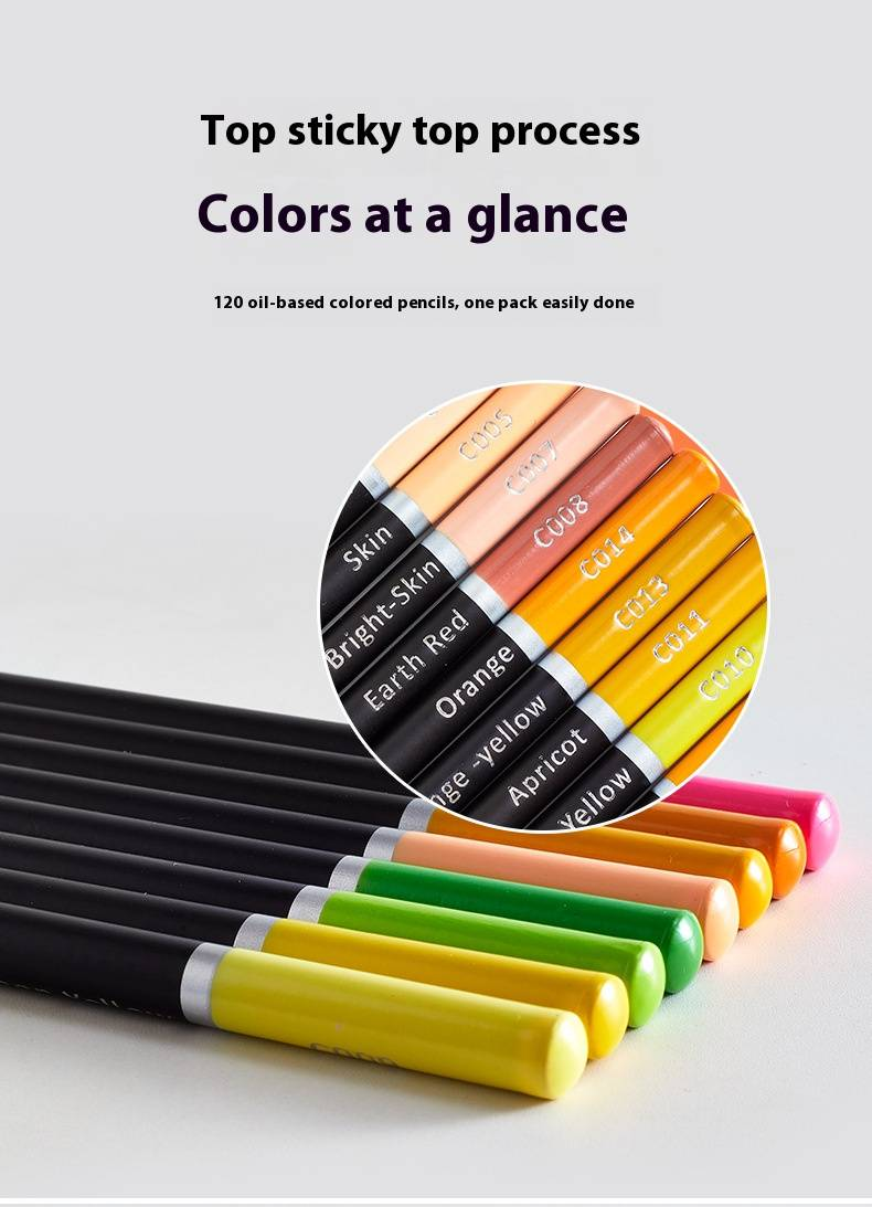 72-Color Oil-Based Colored Pencils Set With Pouch – Premium Wooden Art Pencils For Sketching, Drawing & Coloring_voghion.com