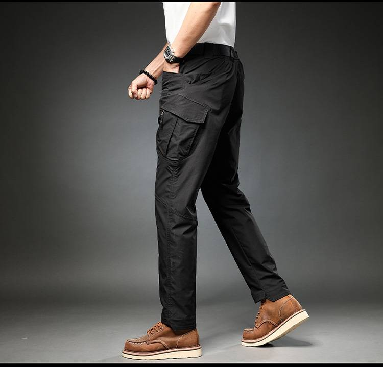 European Men's Overalls With Multiple Pockets, Outdoor Leisure All-round Men's Pants, The Daily Choice Of European Outdoor Enthusiasts_voghion.com