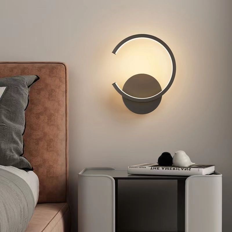 Nuova lampada a LED semplice e moderna con celebrità di Internet per la casa, per soggiorno, camera da letto, comodino, corridoio, scale, parete TV_voghion.com