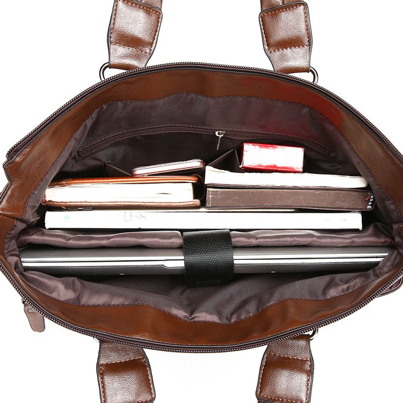 Borsa a mano, cartella da lavoro, orizzontale, casual, per computer, da uomo, a tracolla_voghion.com
