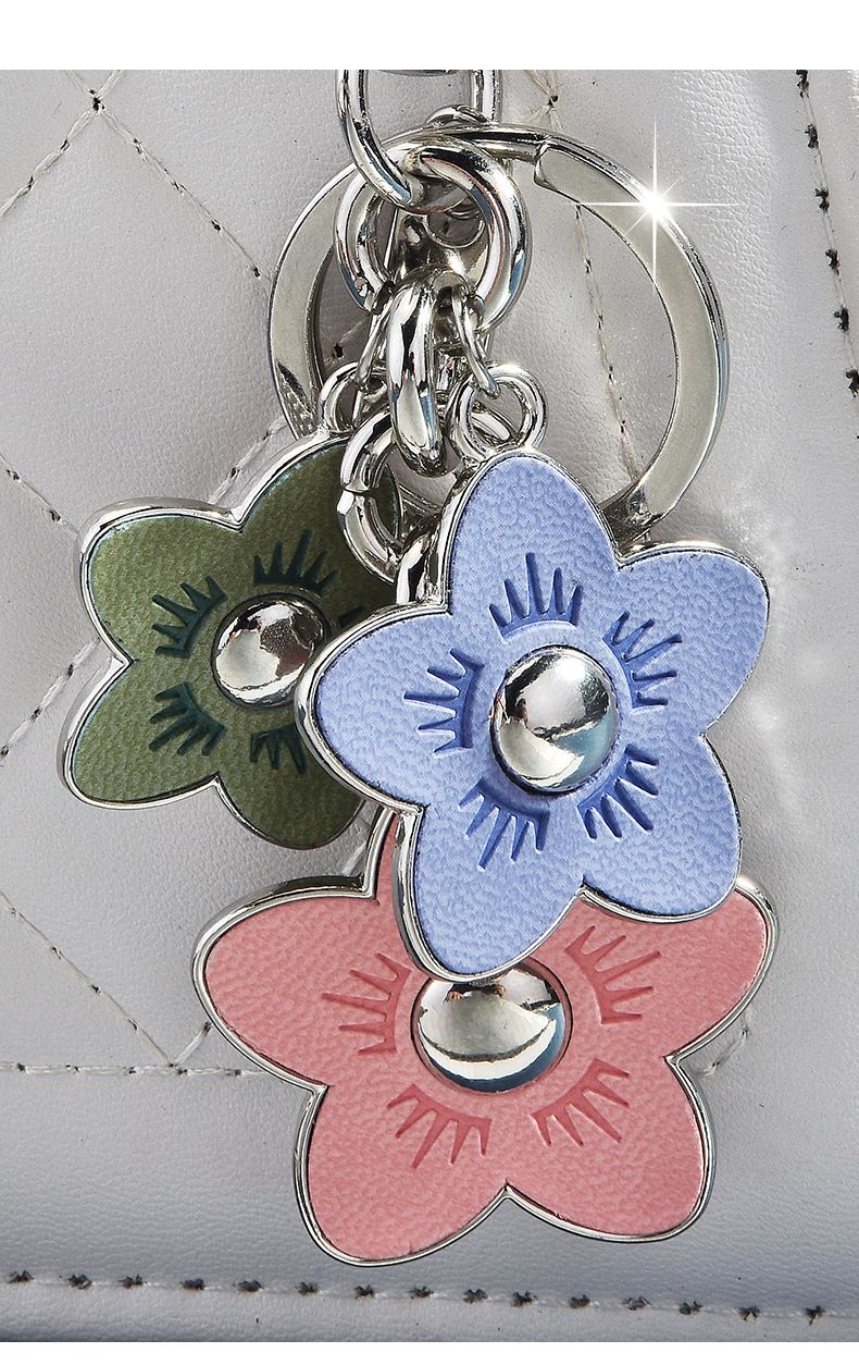 Neu Kirsche Herz Kleine Anhänger frauen Tasche Zubehör Exquisite Auto Keychain_voghion.com