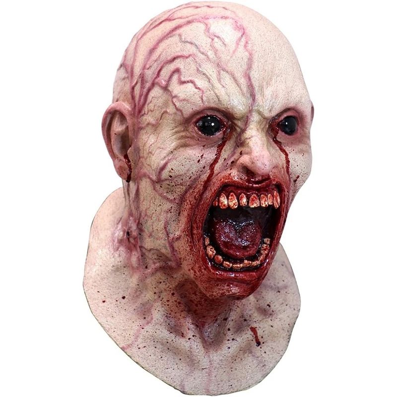 Zombie Mask Creepy Halloween Props Scary Realistic Face Mask Adult Party Cosplay Costume Props Horror Infected Zombie Masks_voghion.com