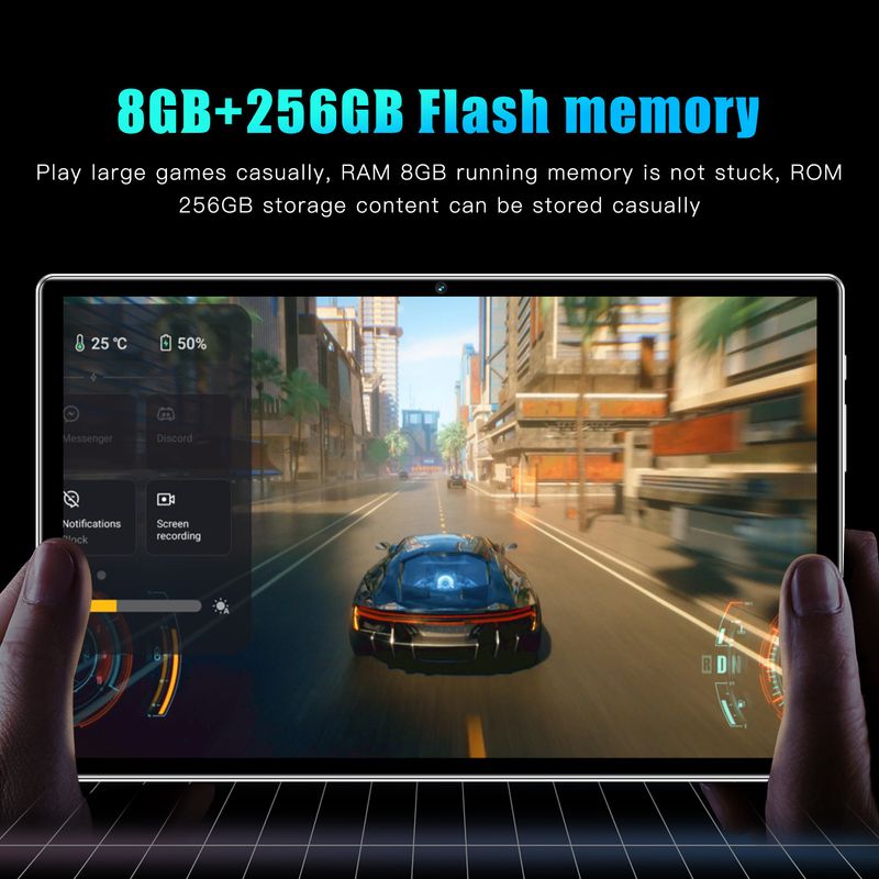 Tablette Android X11Pro 11,6" | 8 Go de RAM + 256 Go de stockage | Processeur quadricœur | Appareil photo 13 Mpx | Bluetooth | Versions UE/États-Unis/Royaume-Uni/Australie (argent/or/bleu)_voghion.com