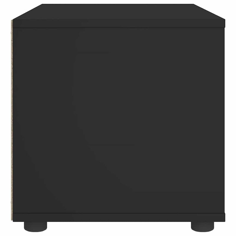 TV-Schrank VISNES Schwarz 60x40x38 Cm Holzwerkstoff_voghion.com