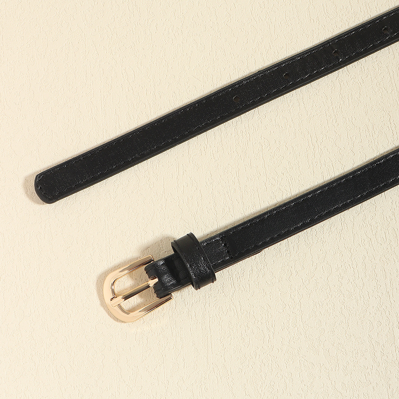 Curea metalică minimalistă pentru femei, țesută cu PU, curea de îmbinare, stil punk versatil, decorațiune minimalistă cu lanț în talie_voghion.com