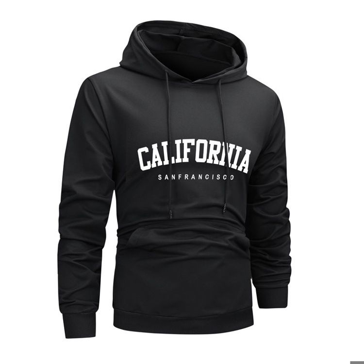 Herrenbekleidung Kapuzenpullover Herren Kapuzenpullover Lässiger Pullover Mit Fronttasche Loose Fit Streetwear Hoodie Für Frühling Herbst_voghion.com