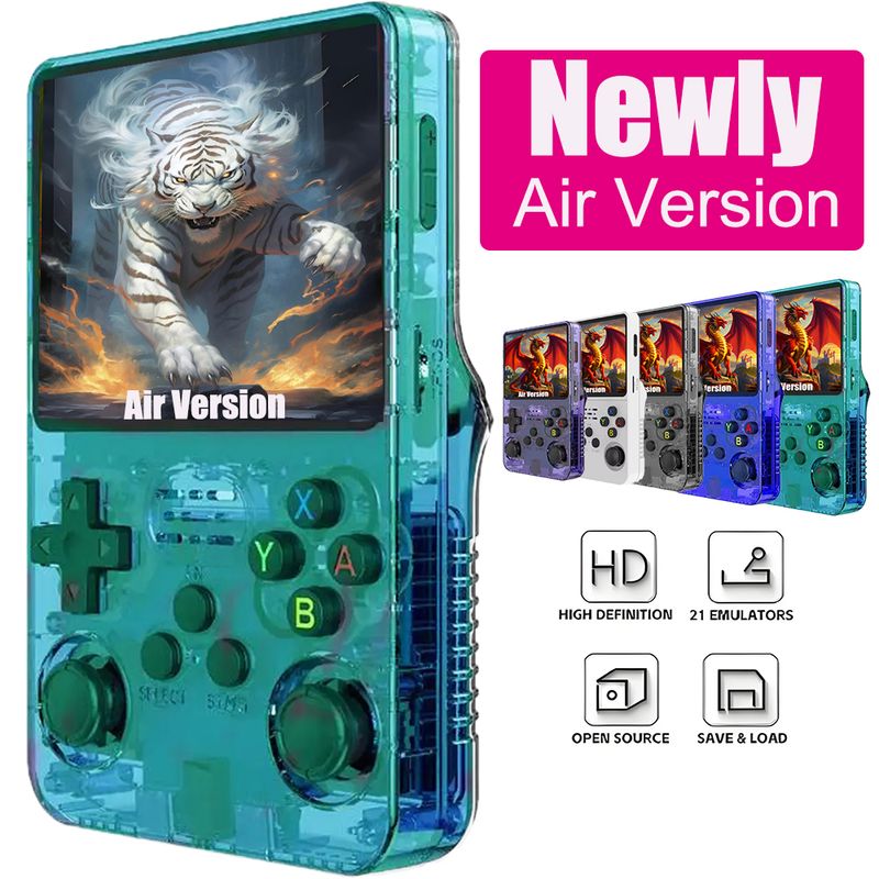 Mini console de jeu portable New Air Edition RGB20S RG35XX X6 R36S (2025)_voghion.com