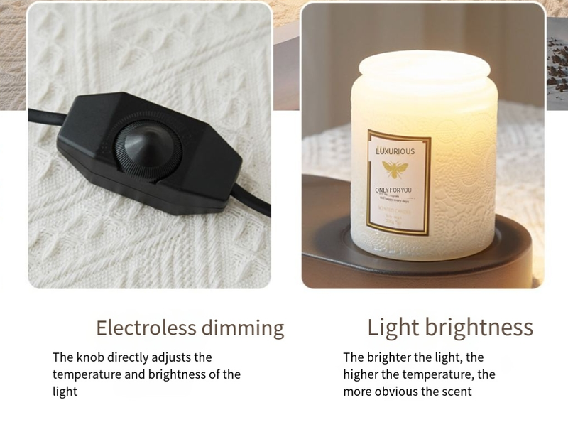 Amerikaanse standaard geplooide ijzeren aromatherapie wax smeltlamp retro aromatherapie etherische olie smeltkaars slaapkamer sfeer tafellamp_voghion.com