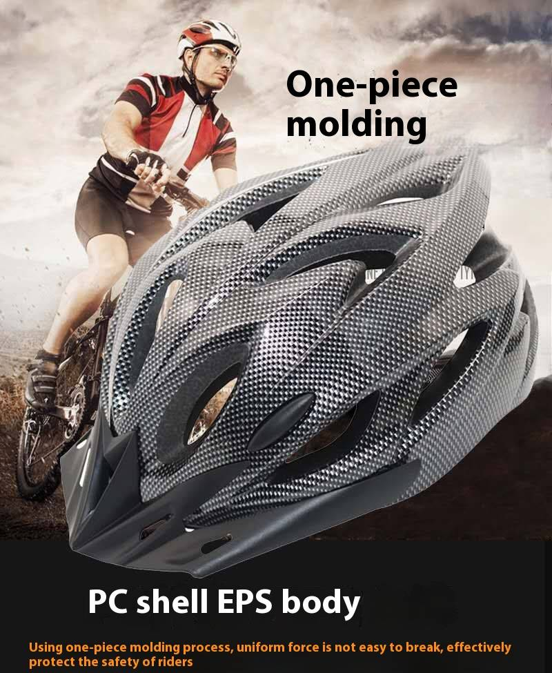 Ultralichte fietshelm met ingebouwd achterlicht - Ademende zomerfietshelm voor bezorging van eten en fietsers Unisex eendelig ontwerp_voghion.com