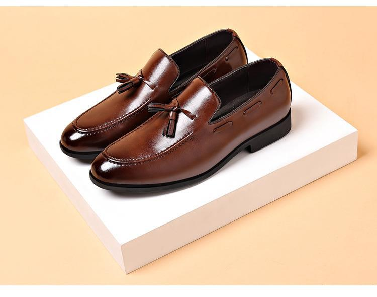 Neu Herren Casual Klassische Designer Emed Leder Marke Komfortable Business Kleid Schuhe Für Männer_voghion.com