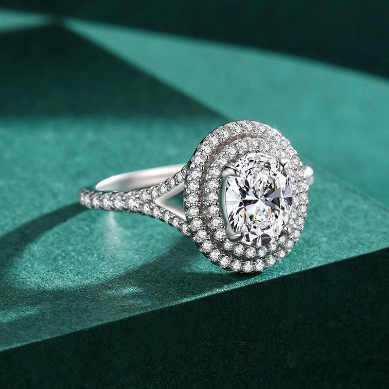 Tancise Anello in argento con zirconi classici Gioielli da donna Promessa di nozze Regalo per feste_voghion.com
