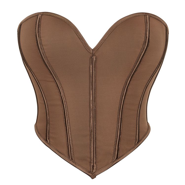 Women's Intimates Frosted Tube Top Body Shaper Female Sexy Waist Palace Corset_voghion.com