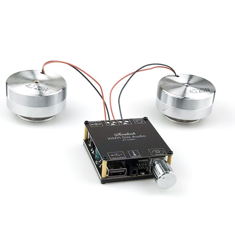 25W Bluetooth 5.0 Audio Portable Resonance Vibration Speaker TPA3116D2 Class D Power Amplifier Subwoofer DIY 2.0 HiFi_voghion.com