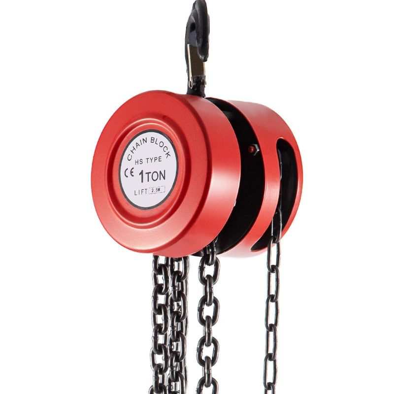 Lift Manual 2200 Chain Manual Capacity 8ft Block Hoist Hand W Ton Hand Chain 2.5m Hoist Block Chain 1 Stee Lbs IndustrialGrade_voghion.com