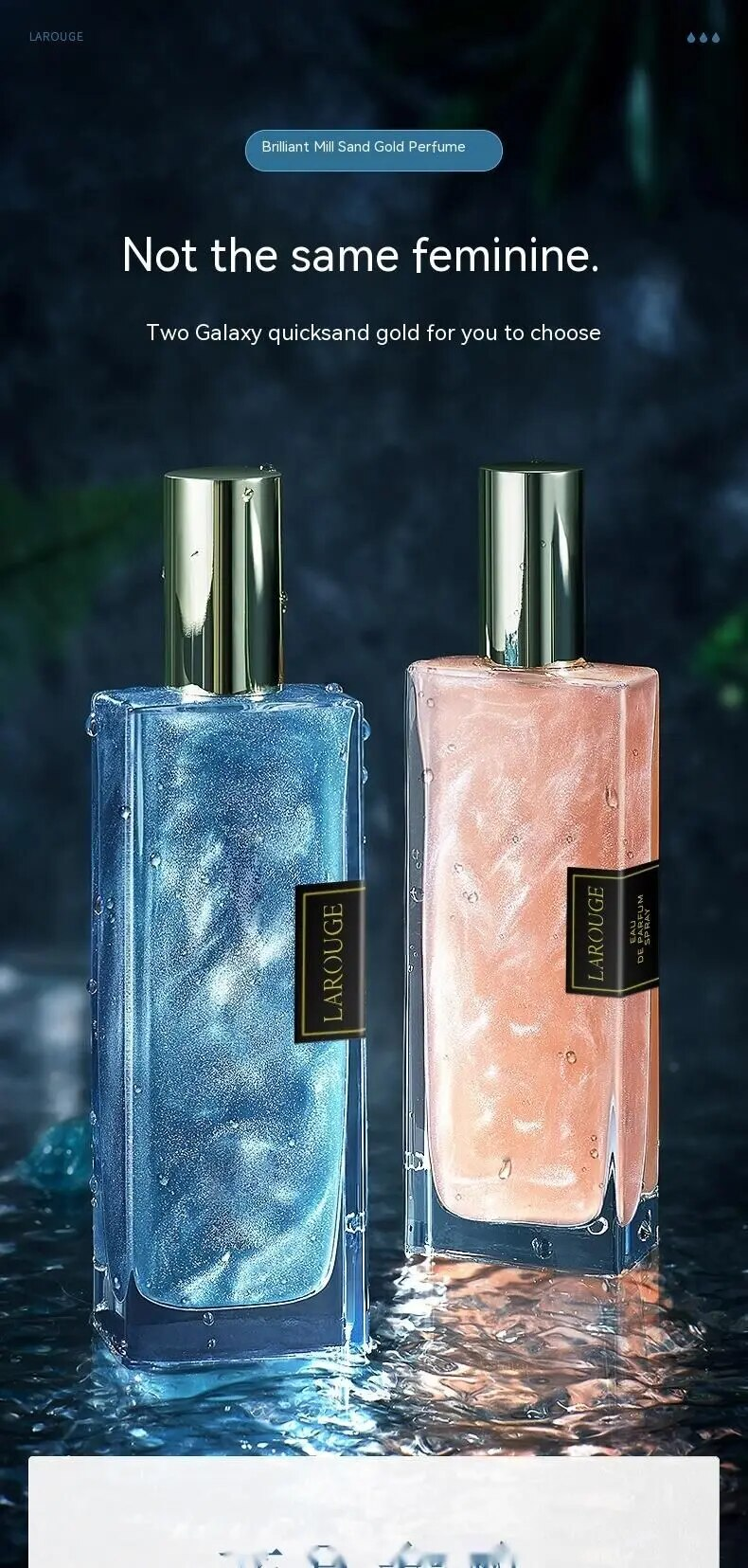 Nuevo perfume de moda, Bright Mill Huixiangfang Network, rojo, azul, carillón de viento, Lady Flow Jinsha, fragancia duradera, perfume de flores y frutas._voghion.com