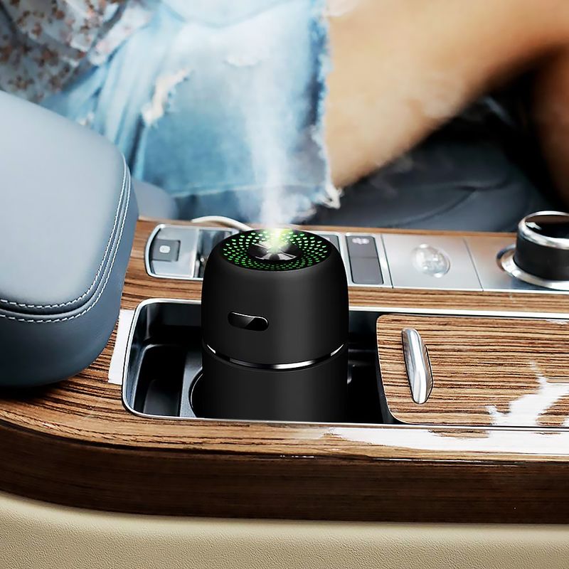300ml(Max)USB Mini Air Humidifier Car Aroma Essential Oil Diffuser Home USB Fogger Mist Maker LED Night Lamp Accessories_voghion.com